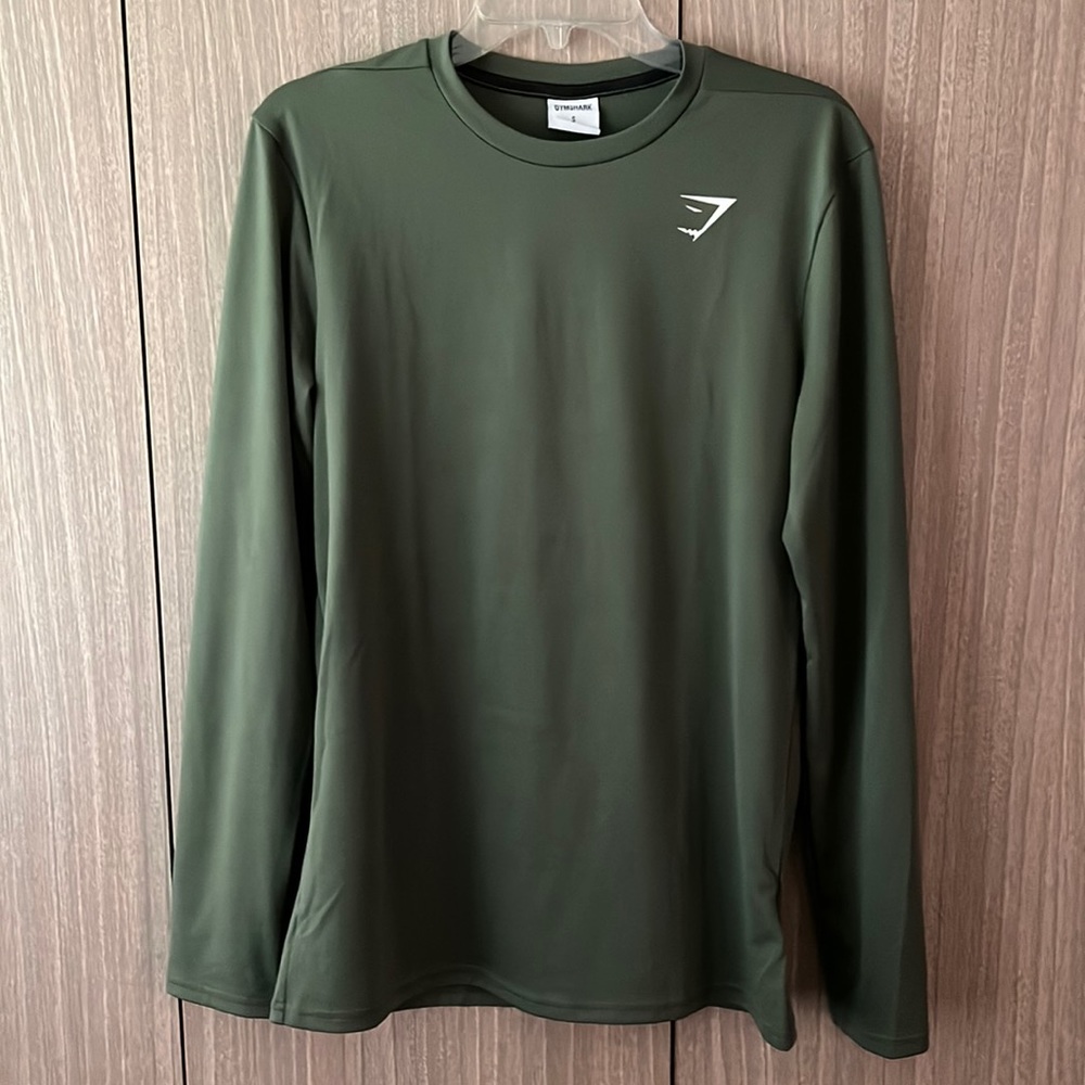 Gymshark Arrival Long Sleeve T-Shirt Green
